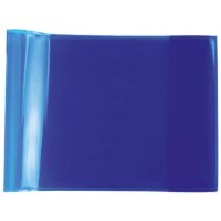 HERMA Heftumschlag PLUS quer transparent blau Kunststoff...