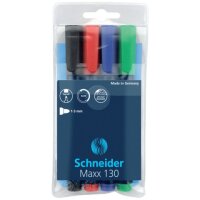 Schneider Maxx 130 Permanentmarker farbsortiert 1,0 - 3,0...