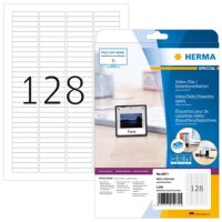 Dia-Etiketten A4, 43,2 x 8,5 mm, wei&szlig;,...