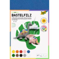 folia Bastelfilz farbsortiert 10 Bogen gallery
