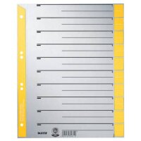 LEITZ Trennbl&auml;tter 1652 DIN A4 1-0 gelb, 230...