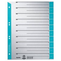 LEITZ Trennbl&auml;tter 1652 DIN A4 1-0 hellblau, 230...