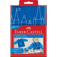 FABER-CASTELL unisex Kinder Malsch&uuml;rze blau...