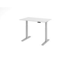 Sitz-Steh-Schreibtisch el.120x80cm Wei&s gallery