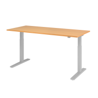 Sitz-Steh-Schreibtisch el. 180x80cm Buche