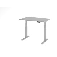 Sitz-Steh-Schreibtisch el.120x80cm Grau gallery