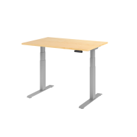 Sitz-Steh-Schreibtisch el.120x80cm Ahorn