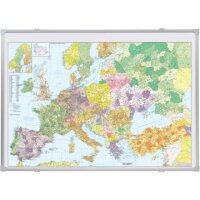 Kartentafel Europa - 138 x 98 cm, beschreibbar, pinnbar
