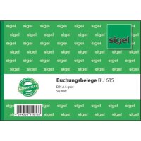 SIGEL Buchungsbeleg Formularbuch BU615, 1 St.