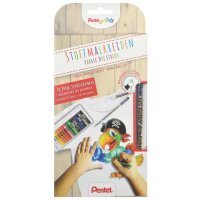 AKTION: Pentel Arts Stoffmalkreide farbsortiert 1 Set +...