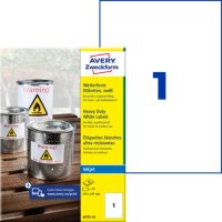 AVERY Zweckform wetterfeste Folienetiketten J4775-10...