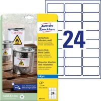 AVERY Zweckform wetterfeste Folienetiketten J4773-10...