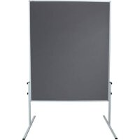 X-tra!Line® Moderationstafel - 120 x 150 cm, grau/Filz