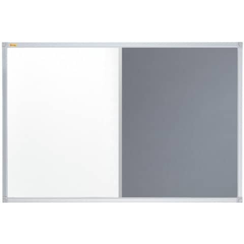 FRANKEN Whiteboard-Pinnwand X-tra!Line 120,0 x 90,0 cm Textil grau