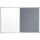 FRANKEN Whiteboard-Pinnwand X-tra!Line 120,0 x 90,0 cm Textil grau
