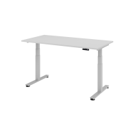 Sitz-Steh-Schreibtisch el.160x80cm Grau