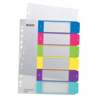 LEITZ Ordnerregister WOW DIN A4 Vollformat,...