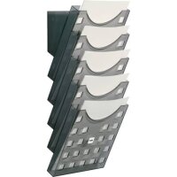 helit Wandprospekthalter the grid wall grau DIN A4 5...