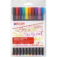 edding 1340 Brush-Pens farbsortiert, 10 St.