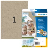 Etiketten aus Silphie-Papier A4, 210 x 297 mm,...