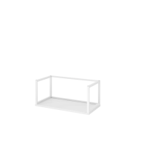 FlexWall Metallrahmen 80 cm, 1 OH, Weiß