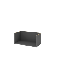 FlexWall Aufsatzkorpus 80 cm, 1 OH, Graphit