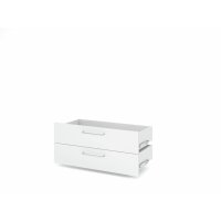 FlexWall Schubladen 80 cm, 1 OH, BS, Wei gallery