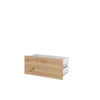 FlexWall Schubladen 80 cm, 1 OH, BS, Asteiche
