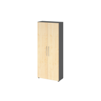 Schrank 5OH 34,6cm tief BM Graphit/Ahorn gallery