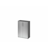 Schrank 3OH 34,6cm tief BM Graphit/Silbe gallery