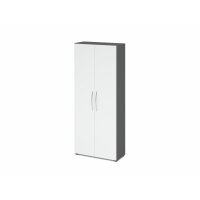 Schrank 5OH 34,6cm tief BM Graphit/Wei&s gallery