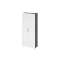 Schrank 5OH 34,6cm tief BM Graphit/Wei&s gallery