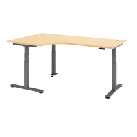 Sitz-Steh-Winkeltisch el.200x120cm 90° Ah