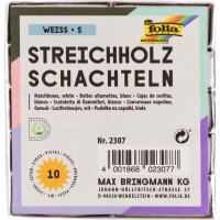 folia Bastelzubeh&ouml;r Streichholzschachteln S...