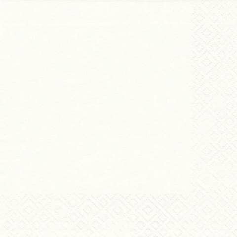 Serviette Zelltuch - 33 x 33 cm, uni weiß
