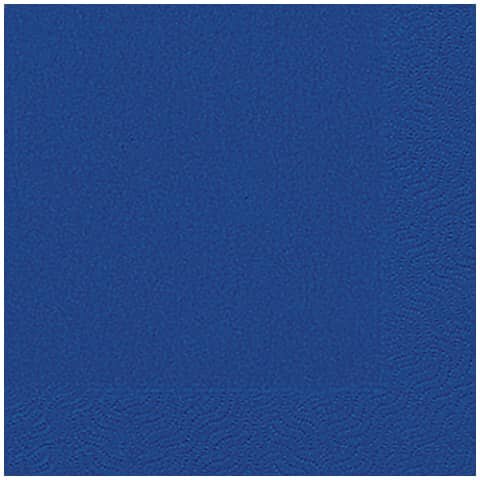 Servietten 3lagig Tissue Uni dunkelblau, 33 x 33 cm, 20 Stück
