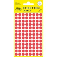 AVERY Zweckform Klebepunkte 3589 rot Ø