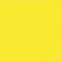 Serviette Zelltuch - 25 x 25 cm, uni gelb