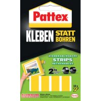 Pattex Klebestreifen f&uuml;r max. 2,0 kg, 2,0 x 4,0...