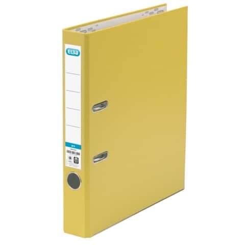 Ordner smart Pro PP/Papier, mit auswechselbarem Rückenschild, Rückenbreite 5 cm, gelb