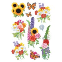 3369 Sticker DECOR Moderne Blumen