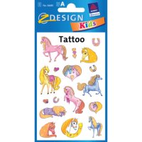 AVERY Zweckform Klebetattoo Pferde, 17 Etiketten