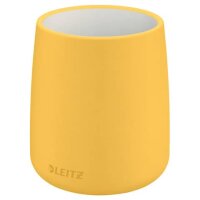 LEITZ Stiftehalter Cosy gelb Keramik 8,7 x 8,7 x 10,8 cm