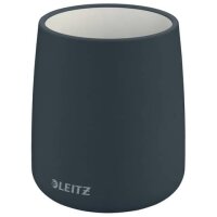 LEITZ Stiftehalter Cosy grau Keramik 8,7 x 8,7 x 10,8 cm