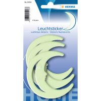 15018 Leuchtsticker Mond - 3 Stück, fluoreszierend