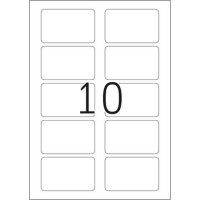 4514 Namensetiketten, ablösbar, A4, 80 x 50 mm,...