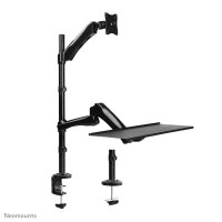 Neomounts FPMA-D500KEYB Sitz-Steh-Arbeitsplatz Tischmontage 10-27" - Gasfeder