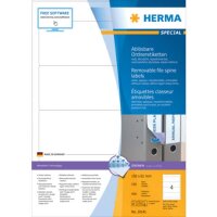HERMA Ordneretiketten 10141 wei&szlig;, 100 Blatt