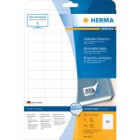4212 Universaletiketten A4, 38,1 x 21,2 weiß