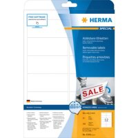 4348 Etiketten weiß 96x42,3 mm ablösbar Papier...